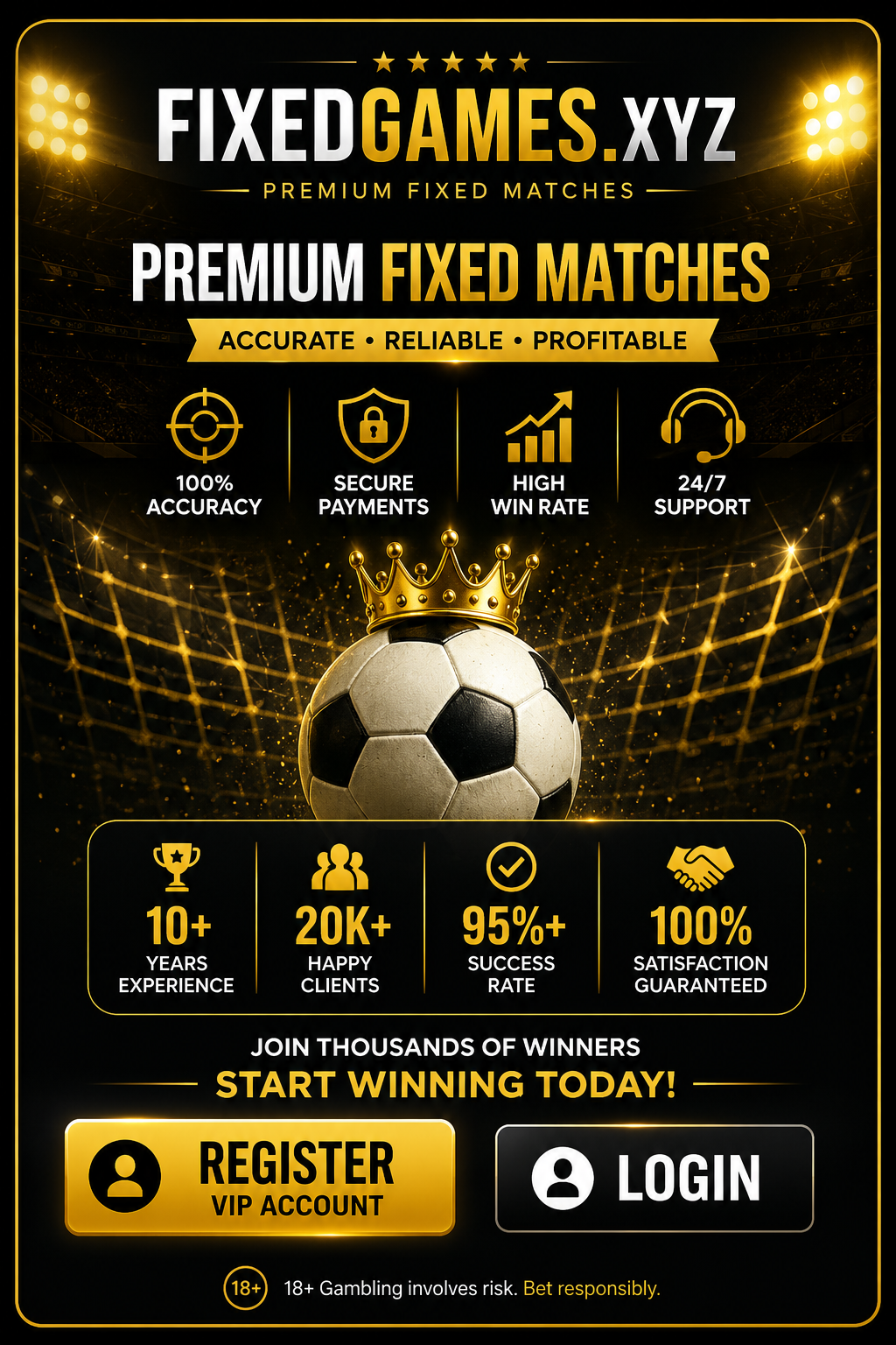 FIXED MATCHES GAMES 100%